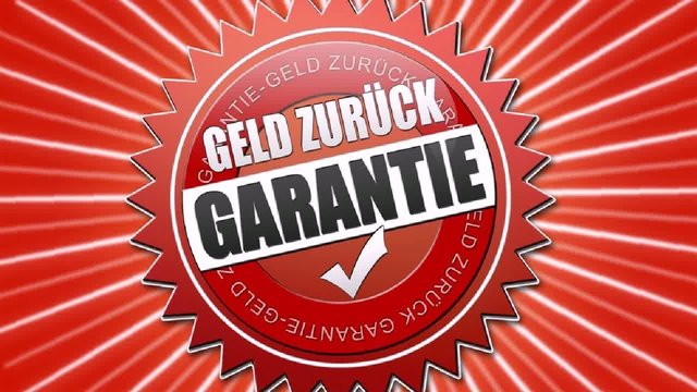 Geld zur&uuml;ck Garantie