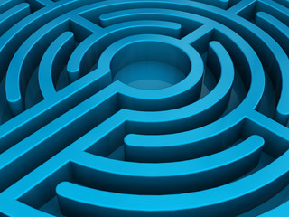 blue labyrinth