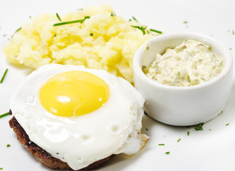 Beef Steak with Fried Egg