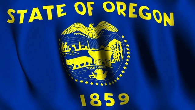 Oregon (US) Flag
