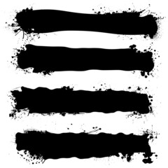 black ink banner
