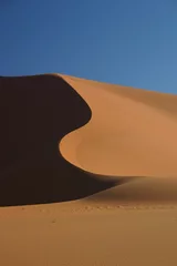 Fotobehang Jeansblauw woestijn duin