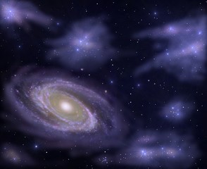 Naklejka premium Deep Sky