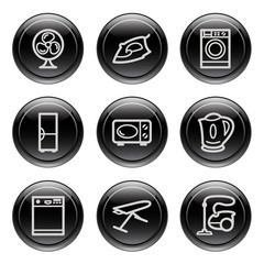 Black button for icon 18