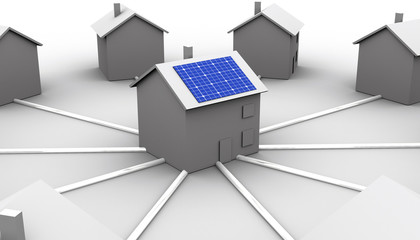 Maison photovoltaique gagner de l'argent centre