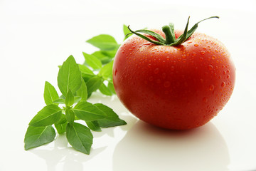 Tomate et basilic