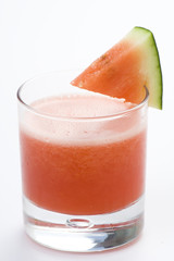 refreshing cold watermelon juice