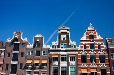 Deurstickers Amsterdamse Huizen © BlueOrange Studio