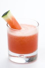 refreshing cold watermelon juice