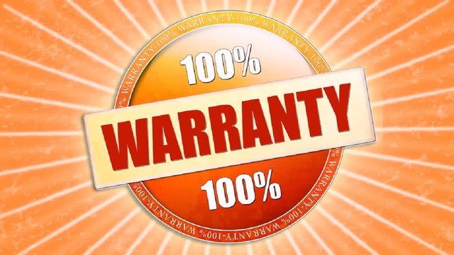 100% Warranty