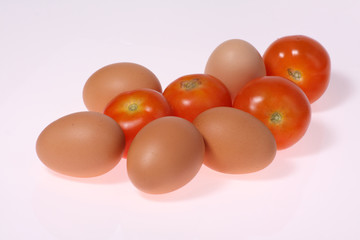 eggs and   tomato