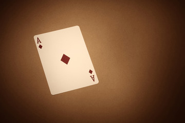 Cards background. Ace