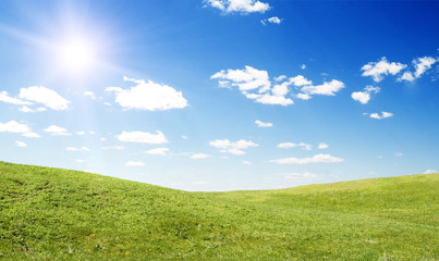 Fototapeta premium sun landscape