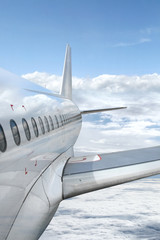 Fototapeta premium flying airplane