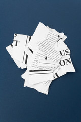 Torn Business Document