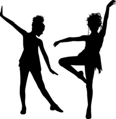 silhouette ballerina
