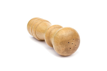wooden saltshaker