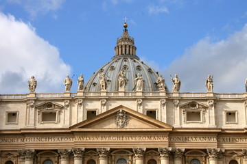 Fototapeta na wymiar toit du vatican