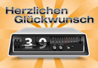 Geburtstagskarte zum 30ten