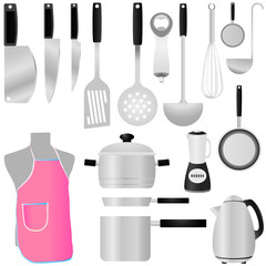 kitchen tools vector