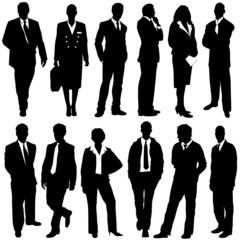 business peoples vector