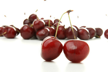 fruits rouge, cerises