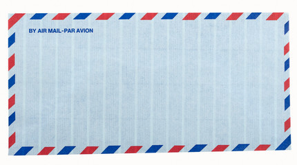 Airmail letter envelope - obrazy, fototapety, plakaty