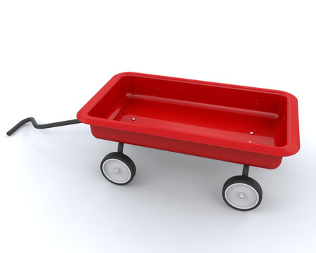 Toy Red Wagon