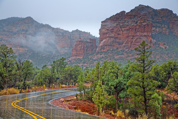 Road through Red Rocks