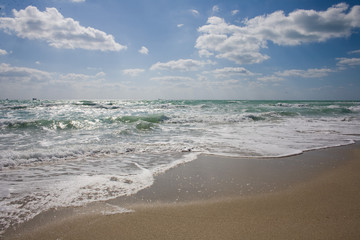 Ocean and clouds