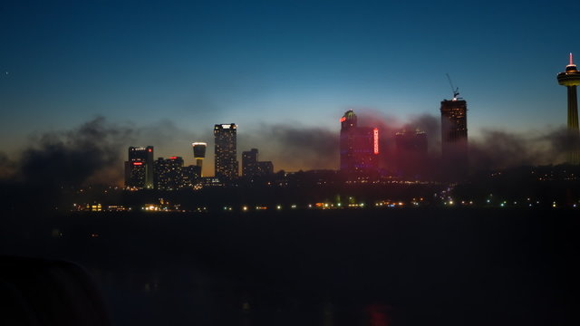 Niagara Falls Skyline at twilight