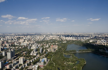 Bird's eye view of beijing