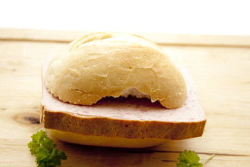 Leberkäse Brötchen