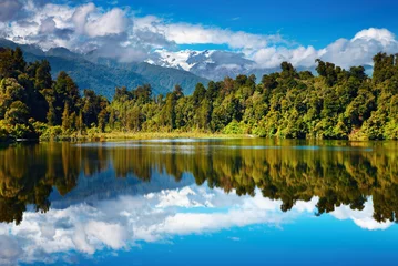 Cercles muraux Nouvelle-Zélande Beau lac