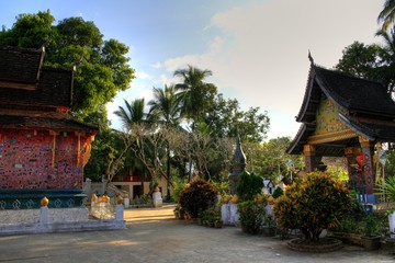 Obraz premium Temple in Luang Prabang, Lao / Laos