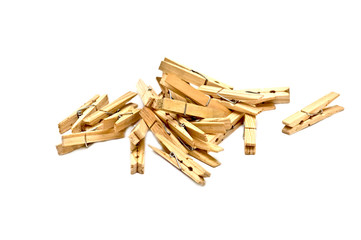 Isolated clothespins