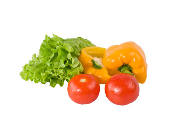 Vegetables for salad