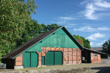 Scheune auf einem Bauernhof in Niedersachsen