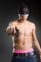 The aggressive young man