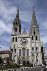 Fototapeta na wymiar Katedra w Chartres