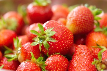 Erdbeeren formatfüllend