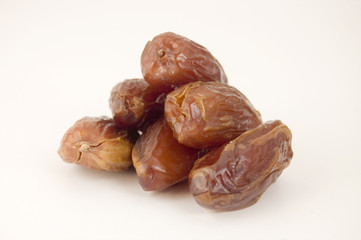 group of dried date fruits