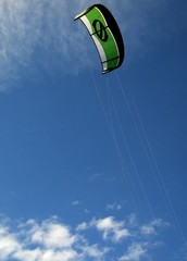 Kite flying on the sky
