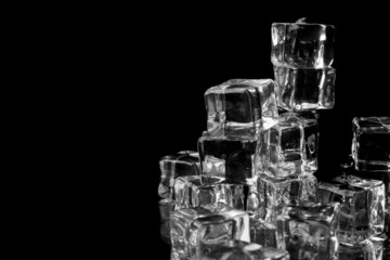 stack of ice cubes