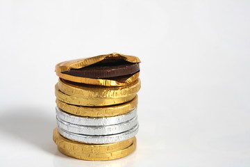 chocolate coins