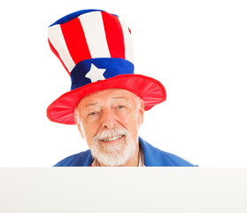 Uncle Sam Head - Happy