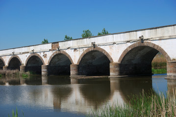 The famous bridge, Hortobagy, Hungary