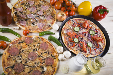 Fresh pizza