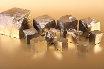 golden cubes