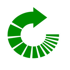 green circle arrow